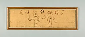 The Common Law, Study for Left Panel of "The Reign of Law," Frieze for Appellate Court, New York by Kenyon Cox, American, 1856–1919