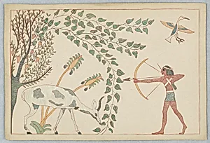 The Deer and the Vine, Illustration for Aesop's Fables