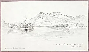 The Drachenfels, Rhine by George Elbert Burr