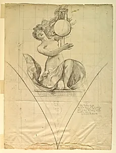 The Electric Light, Study for Manufactures and Liberal Arts Building, World's Columbian Exposition, Chicago, IL