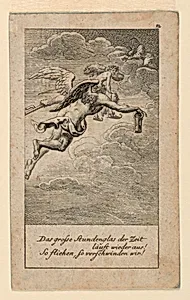 The End of the Year, Illustration for "KÃ¶nigl: Grosbrit [anische] Genealogischer Kalender auf das 1780 Jahr Lauenberg bey J.G. Berenberg"
