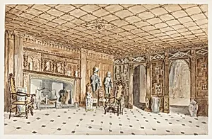 The Entrance Hall, East Sutton Place, Kent