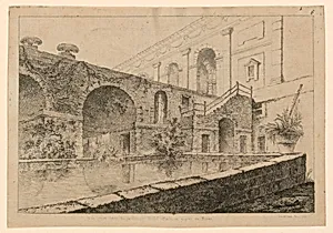 The Gardens of the Villa Madama, near Rome