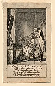 The Hair-Do, Illustration for "KÃ¶nigl: Grosbrit [anische] Genealogischer Kalender auf das 1780 Jahr Lauenberg bey J.G. Berenberg"