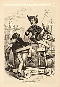 The Hobby in the Kinder-Garten by Thomas Nast, 27 Sep 1840 - 7 Dec 1902