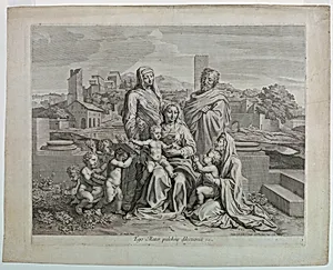 The Holy Family with Putti