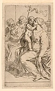 The Holy Family with Saint John