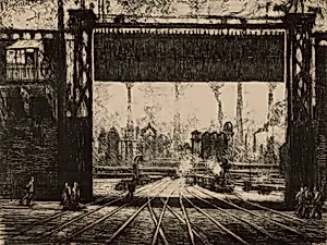 The Iron Gate--Charleroi, from the series Belgium
