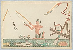 The Little Fish and the Fisher-Man, Illustration for Aesop's Fables