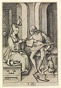 The Lute Player and the Singer (2nd state)