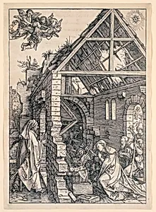 The Nativity, from the Life of the Virgin series by Albrecht Dürer, German, 1471–1528