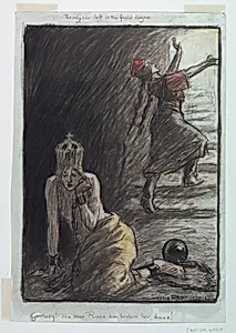 The Only One Left in the Feudal Dungeon - Germany: Now Even Russia Has Broken Her Chains! by Louis Raemaekers, Dutch (active in England), 1869 - 1956