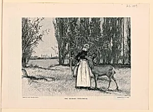 The Orchard Wind-Break, Illustration for The Century Magazine (XXXVII, No. 4, February 1889, p. 501)