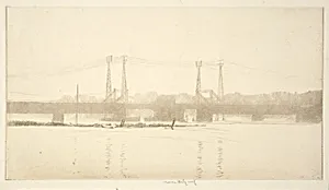 The Railroad Bridge by Kerr Eby
