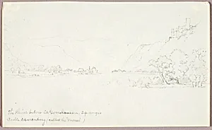 The Rhine below St. Goarshausen by George Elbert Burr