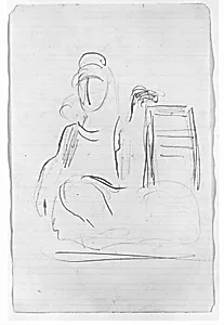 The Schuykill Freed (Seated Woman) by Thomas Eakins, American, b. Philadelphia, Pennsylvania, 1844–1916