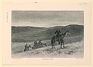 The Sheriff's Posse, Illustration for Century Magazine (XXXVII, No. 3, January 1889, p. 449)