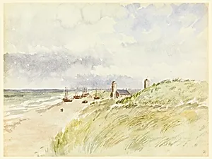 The Shore at Kativigh, Holland by Whitney Warren Jr., American, 1864–1943