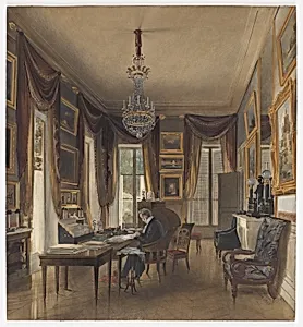 The Study of King Louis-Philippe at Neuilly by James Roberts, British, active France, ca. 1800–1867