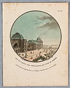 The Tuileries From The Garden, Plate 62 from "Vues Pittoresques des Princepaux Ãdifices de Paris"