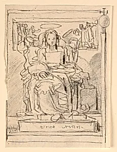The Virgin and Child Enthroned