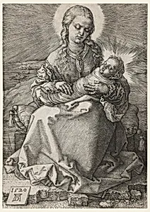 The Virgin and Child in Swaddling Clothes