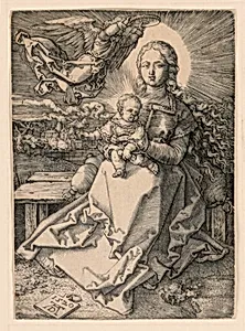 The Virgin Crowned by an Angel