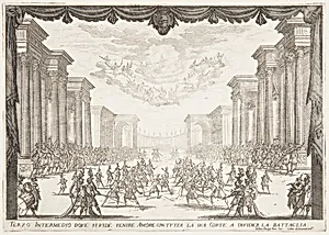 Third Intermezzo, The Battle is Stopped by Love's Arrival with her Cortege