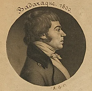 Thomas Badaraque by Charles Balthazar Julien Févret de Saint-Mémin, 12 Mar 1770 - 23 Jun 1852