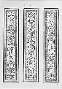Three Arabesque Panel Designs