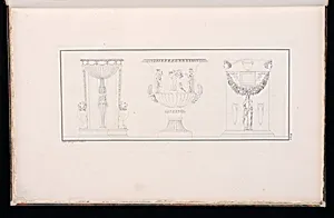 Three Designs: Perfume Burner, Vase, Plinth