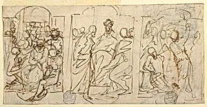 Three Stages of the Passion: The Mockery, Christ before Pilate, Flagellation