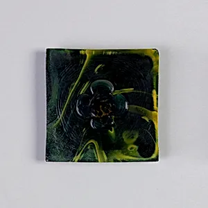 Tile with Quatrefoil Design by Louis Comfort Tiffany, (American, 1848–1933)