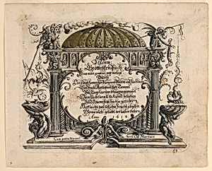 Title page, from NeÃ¼w GrotteÃken Buch (New Grotesque Book)