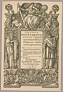 Title page of Theatrum instrumentorum et machinarum
