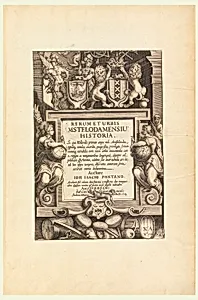 Title page, "Rerum et Urbis Mstelodamensiu Historia..."