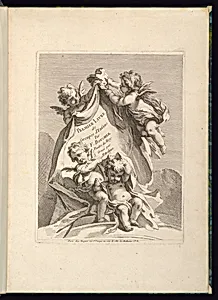Title Page by François Boucher, French, 1703–1770