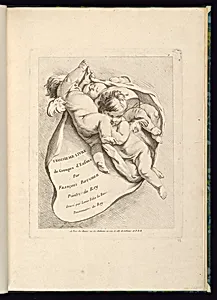Title Page by François Boucher, French, 1703–1770