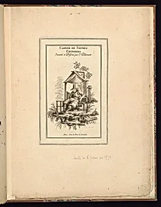 Title Page by Jean-Baptiste Pillement, French, 1728–1808