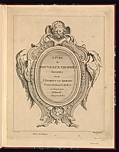 Title Page by Gilles-Marie Oppenord, French, 1672–1742
