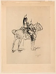 Tompette de chasseur a cheval