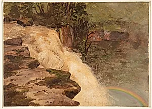 Top of Tequendama Falls, near Bogotá, Colombia by Frederic Edwin Church, American, 1826–1900
