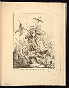 Tophée d’Armes d’un Grand de la Chine by François-Thomas Mondon, French, 1709 – 1755