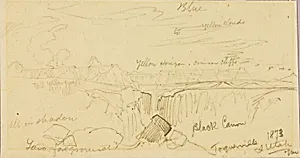 Toquerville, S. Utah by Thomas Moran