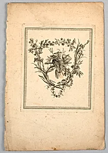 Trophy, from "Livre de Trophées des Arts et Sciences" by Pierre Ranson, French, 1736–1786