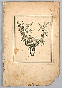 Trophy, from "Livre de Trophées des Arts et Sciences" by Pierre Ranson, French, 1736–1786