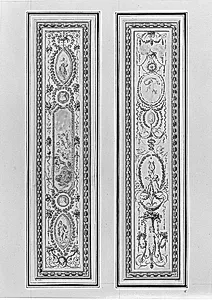 Two Arabesque Panel Designs