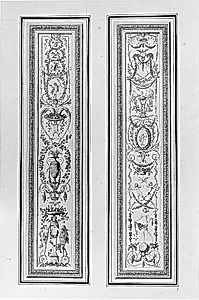 Two Arabesque Panel Designs