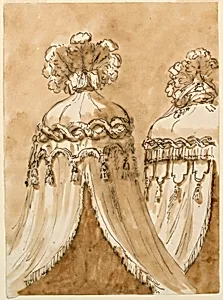 Two bed canopies by Giuseppe Barberi, Italian, 1746–1809