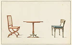 Two Chairs and a Table
